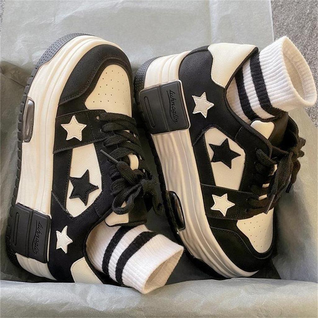 Women's Fashion New Thick Sole Versatile Casual Non-slip Board Shoes