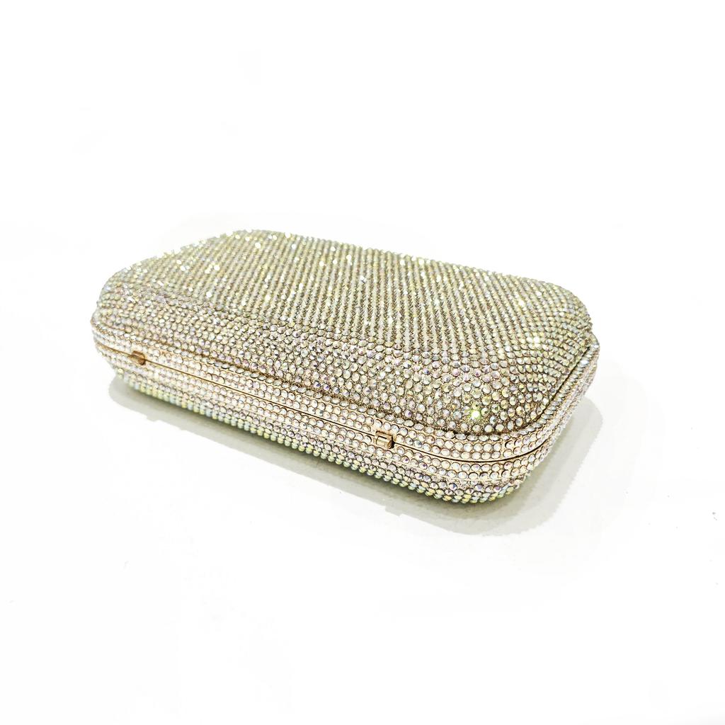 AB Strass Damen Clutch Hochzeits Tasche Funkelnde Kristall Clutch Diamant Mädchen Dame Abschlussball Clutches Party Dinner Taschen Abschlussball Taschen