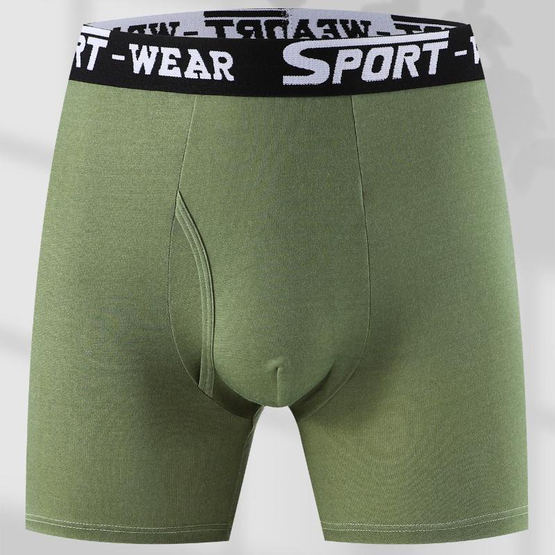 High Elasticity Four Corner Boxer Shorts for Men Breathable Fashionable Flat Angle Underwear