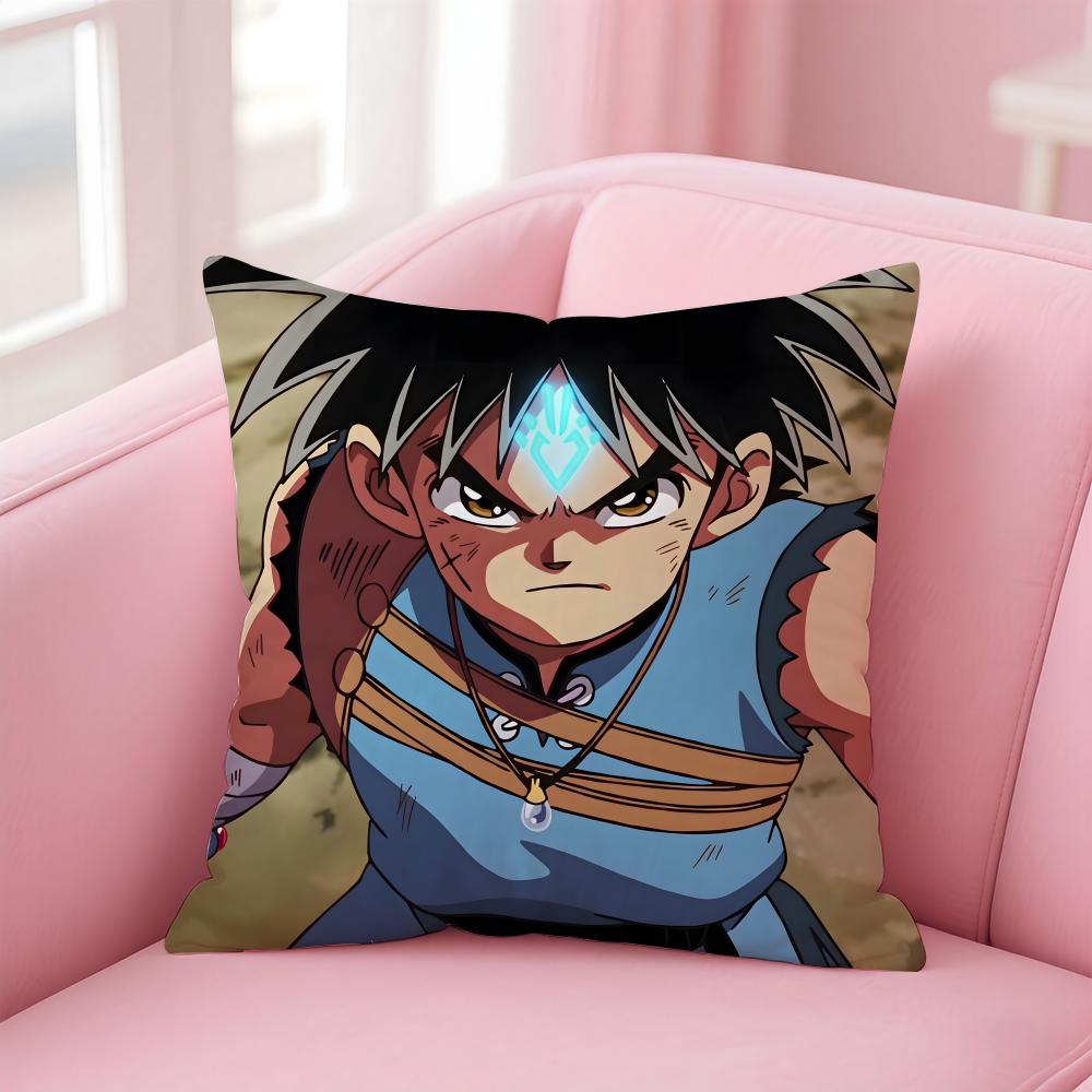 

Cute Japanese Game DDragon Quest Slime Cushion Cover Pillow Case Soft Skin Friendly Fabric Concealed Zipper 30X30cm