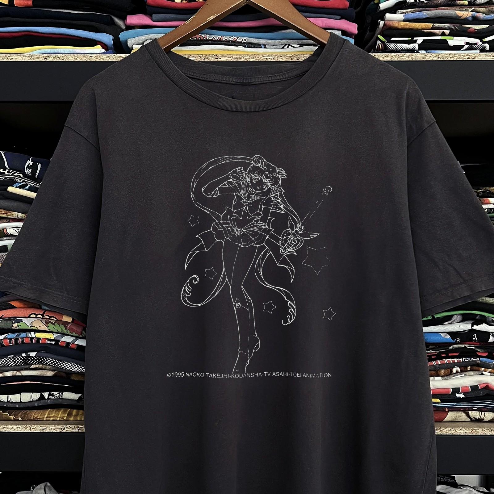 1995 Sailor Moon Rare T-Shirt Black XXL M