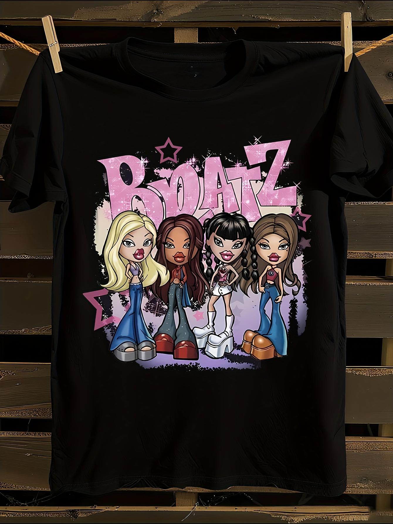 Bratz Y2K Retro Cartoon Graphic T-shirt S