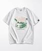 Osillos C97 Surfing Car Oversized Short Sleeve T-Shirt_White
