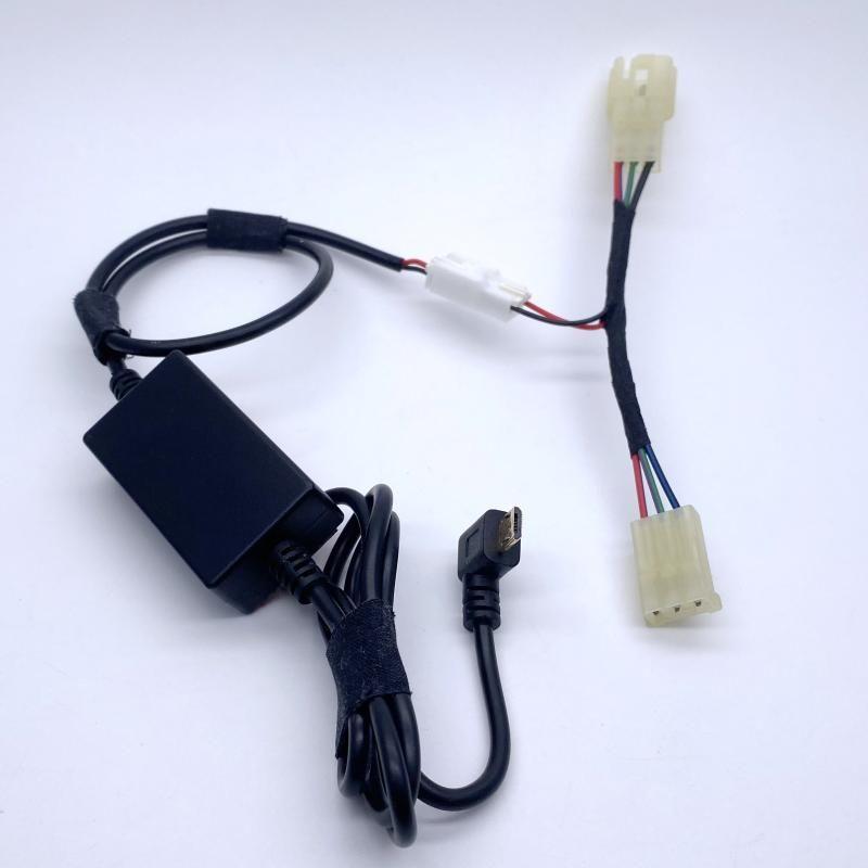 

Suitable for Great Wall Fengjun Ora Black Cat Electric Vehicle Reading Light, Non-Destructive Power Connection, Dash Cam USB Voltage Reducer Plug+Mini Left Bend Third Generation Step-Down