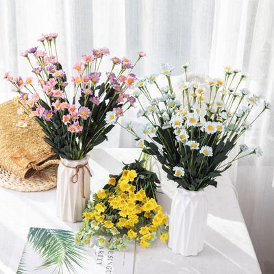 INS Style 15-Head PE Foam Daisy Fake Flowers for Home Wedding Decor