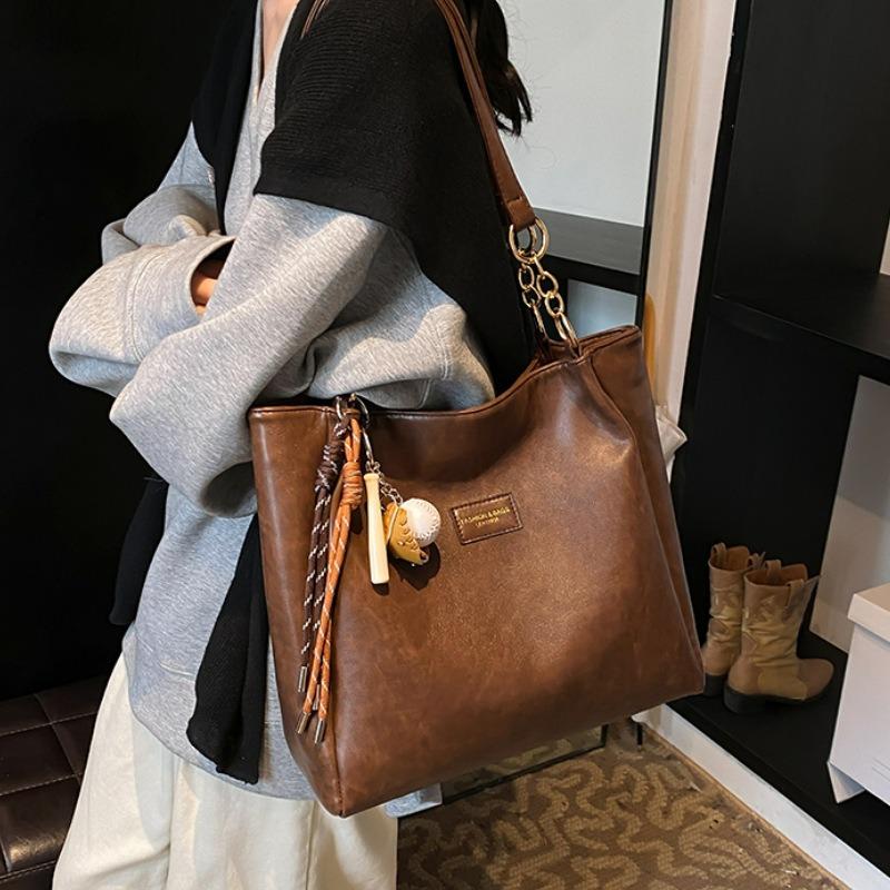 Bags women's large-capacity new summer high-end fashion shoulder bags, college students commuting tote bags