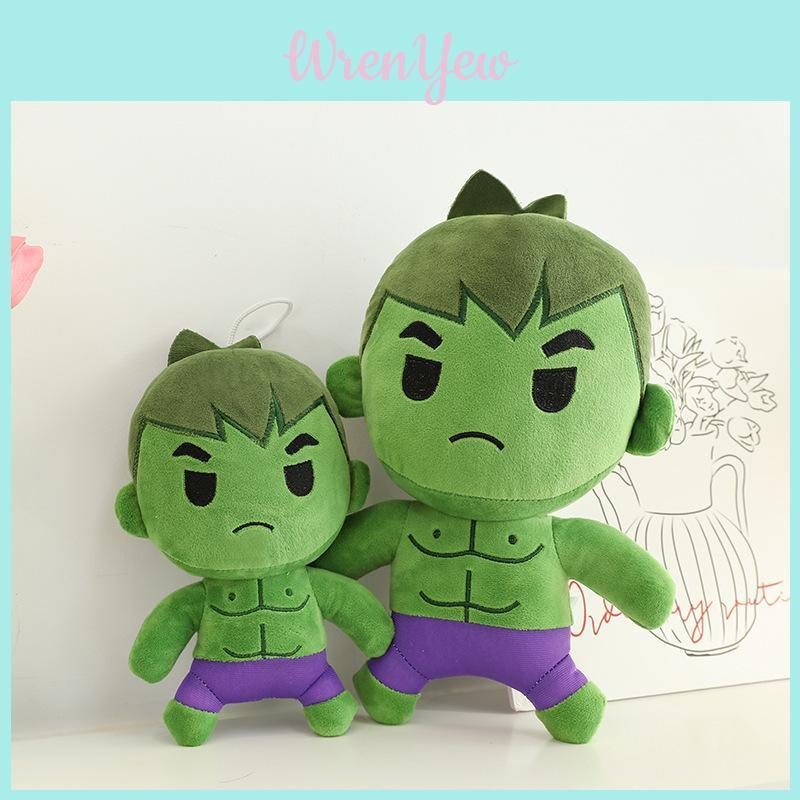 Cute Cartoon Toddler Hulk Plush Toy Pillow Boy's Comforting Stuffed Doll Gift For Friends 23cm)