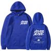 Unisex Hooded Sweatshirt With Front Pocket Print Loose Fit Long Sleeve Casual Winter Top