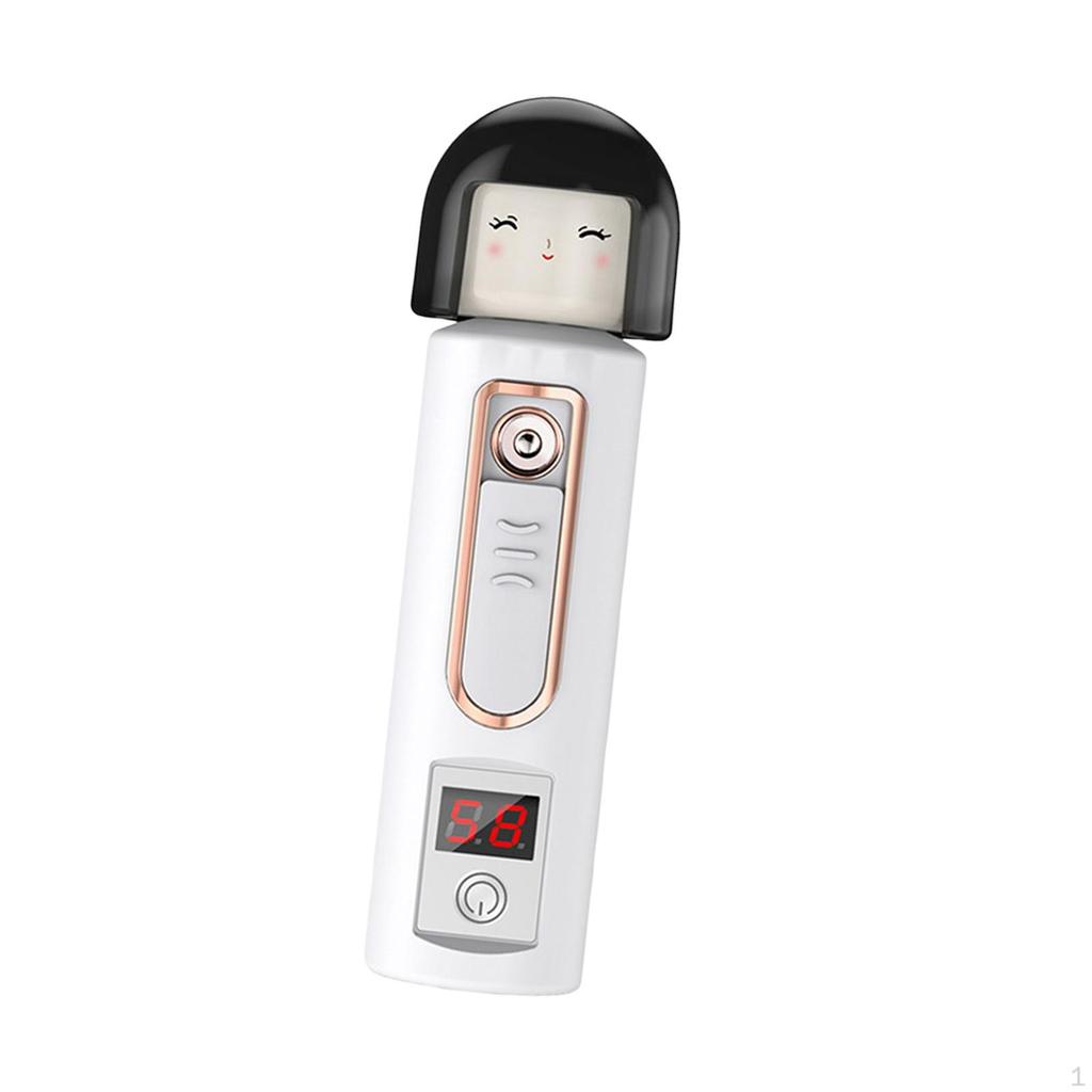 Facial Mister with Skin , Digital Display Atomization Hydrating USB 30ml Mist er for