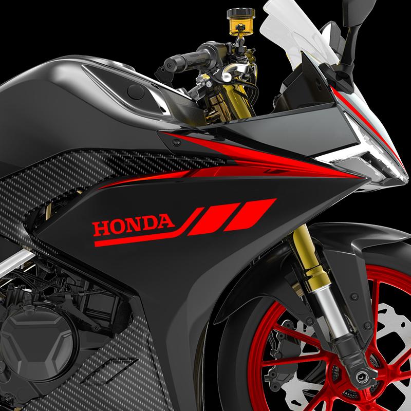 BDN3 Reflective Motorcycle Stickers Suitable for Honda CBR1000 CBR600RR CBR650R Motorcycle Body Shock Absorber Decoration Sticker