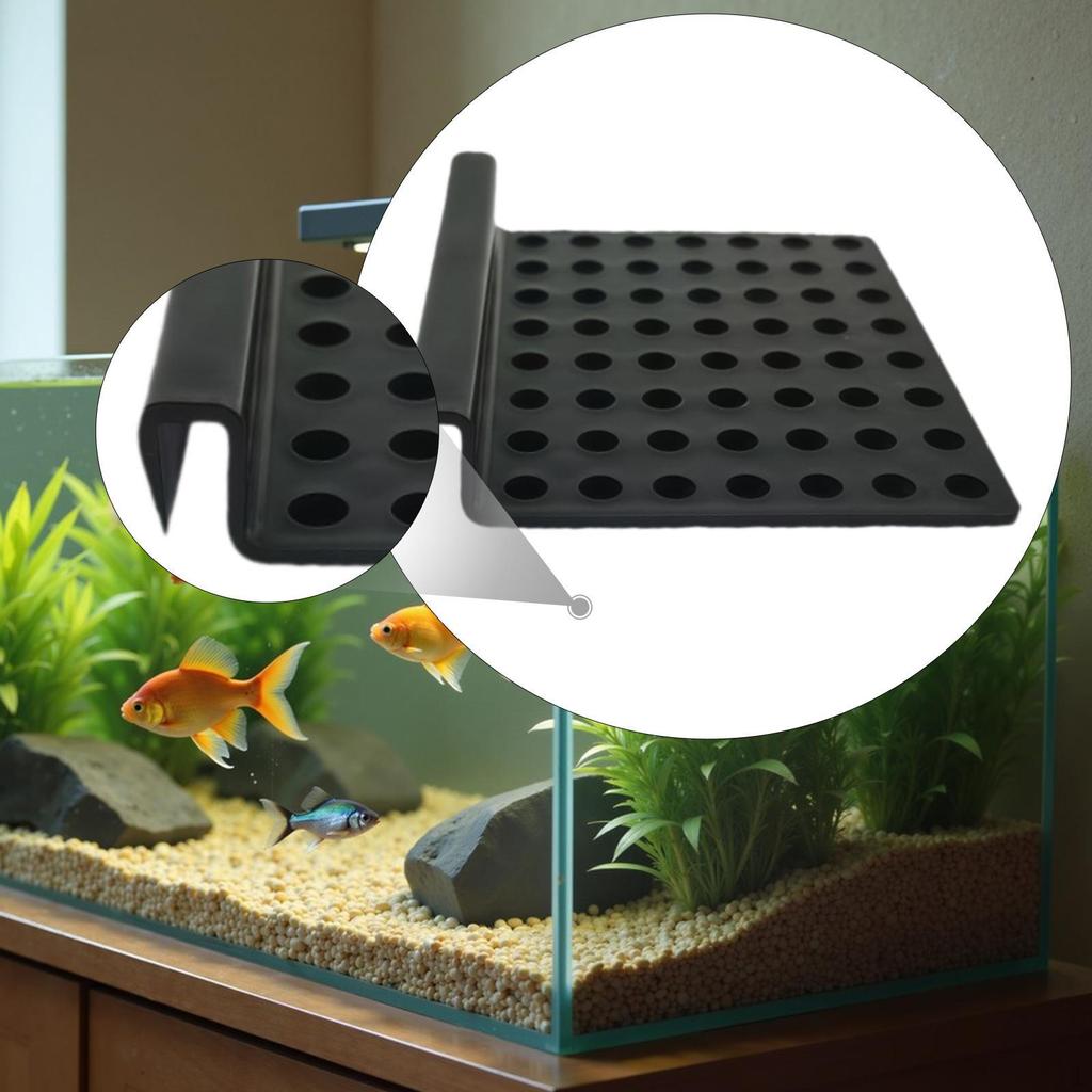 5 Pieces Aquarium Baffle Fish Tank Accessory Quiet for and Shrimp Tanks Compact Washable