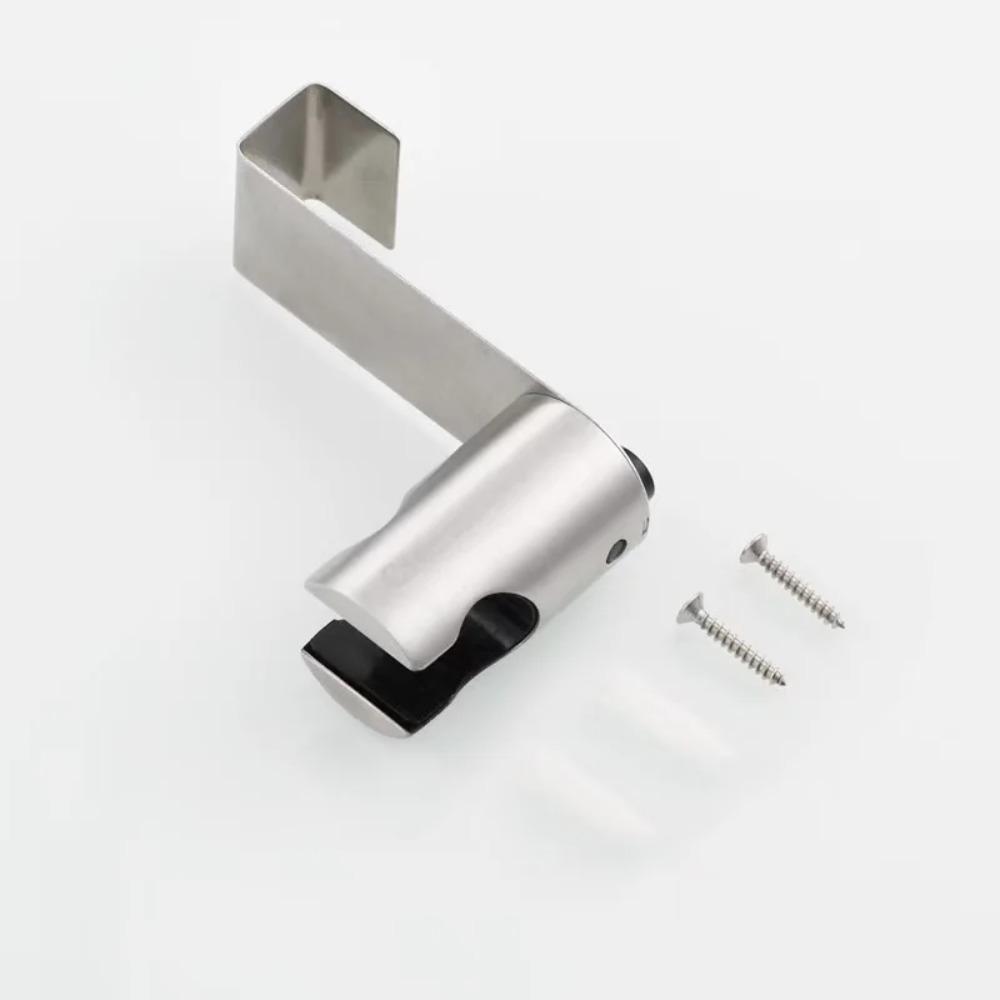 1PC Stainless Steel Bidet Sprayer Holder Toilet Shower Hook Hanger Bathroom Wall Mount Bracket for Hand Shower Attachment