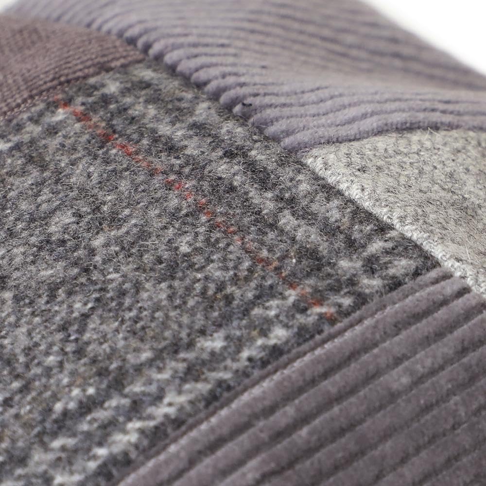 [14+ ICHIYON PLUS] Mixed-Material Winter Hunting Cap, Patchwork Hat, Newsboy Cap, Men's, Plus Size, Casual, Stylish, Adjustable Size / 103804-131-103