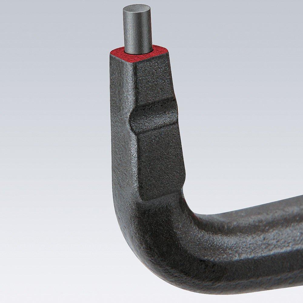 KNIPEX Präzisions-Sprengringzange für gebogene Löcher 4821-J01, (SB)