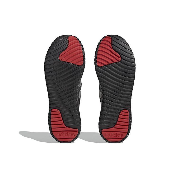 Adidas Neo Kaptir 2.0 Comfortable Fashionable Fabric Non-Slip Wear-Resistant Lightweight Low-Top Running Shoes Men Sneakers Black Red HR0344