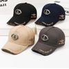 Spring Autumn Men's Baseball Cap Metal Anchor Embroidered Sunshade Cap Men's Outdoor Cap