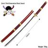 One Piece Zoro Cosplay Wooden Swords: Shusui, Sandai Kitetsu, Yubashiri, 104CM Décor
