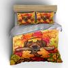 Autumn Leaves Decor Set Soft Comfortable Duvet Cover Bedding Set Included 1*Duvet Cover & 2*Pillowcases, Gift