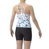 Swimsuit Fitness Separates Insertable Blue x Black SS [Arena] (Mid-Leg, Pads) Women's (BLBK)