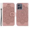 Phone Case For Motorola Edge 50 Neo 5G/Moto S50 5G/ThinkPhone 25 5G PU Leather Mandala Imprinted Design Wallet Cover