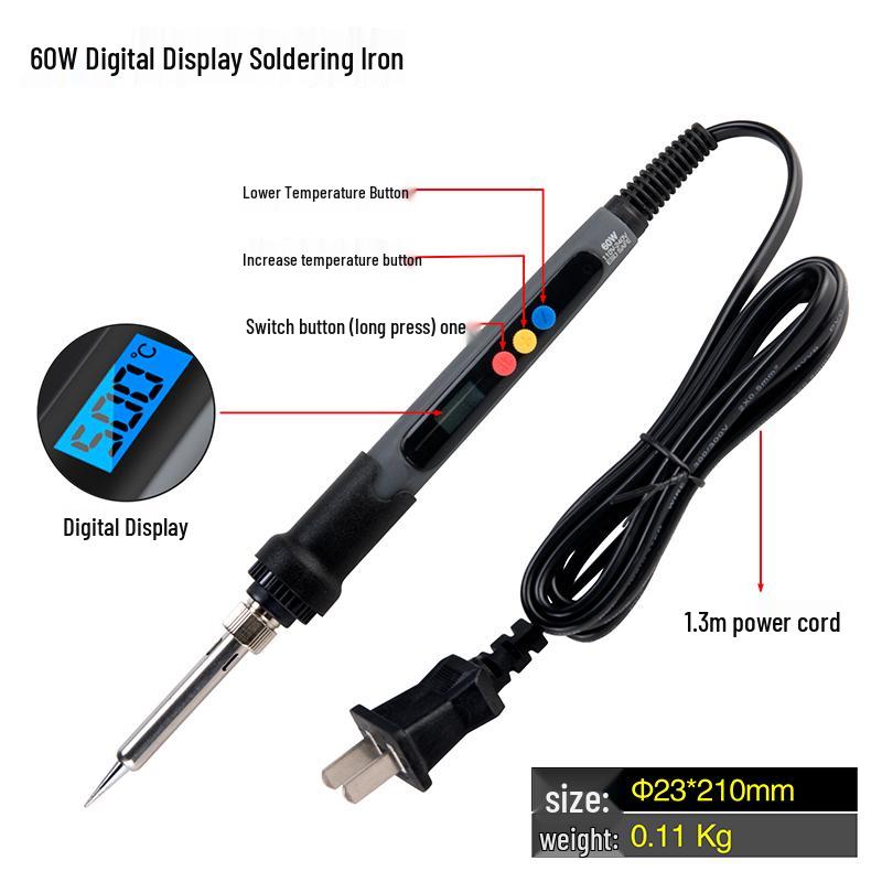 Pro Soldering Station Kit: Soldering Iron, Wire, Magnifying Lamp, Smoke Absorber, Magnetic Repair Tool