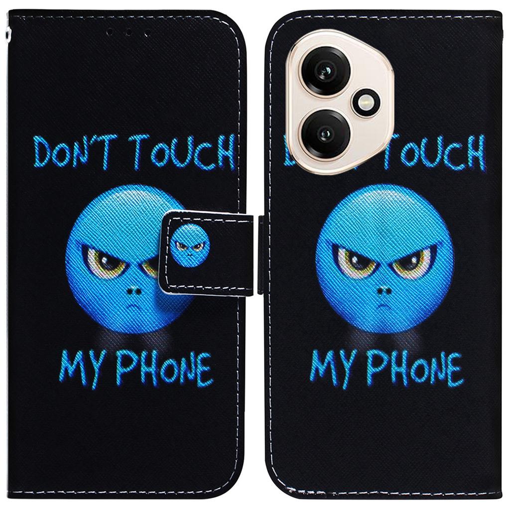 Pro Honor 400 5G (Globální) Peněženkové pouzdro s potiskem, kožený kryt na telefon