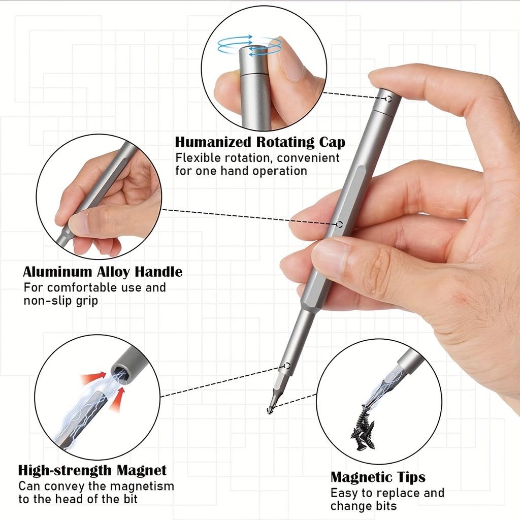 63 In 1 Precision Screwdriver Set, Repair Mat,Repair Tool Kit with Case Screwdriver Set for Electronics, Gameconsole, Watch
