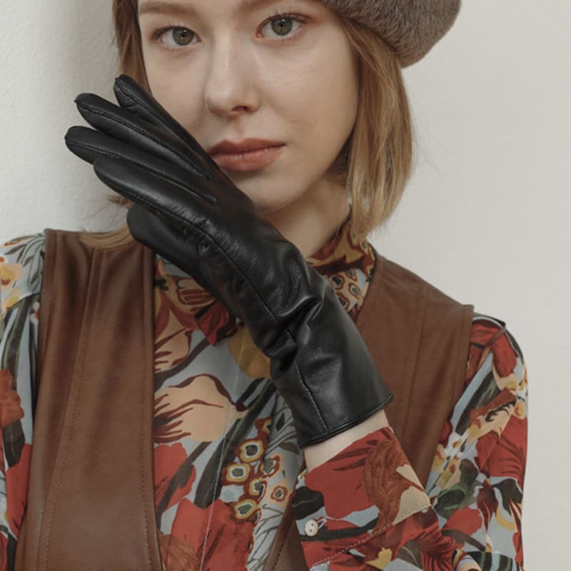 Marchen Women's Real Sheepskin Gloves (long Ver.)