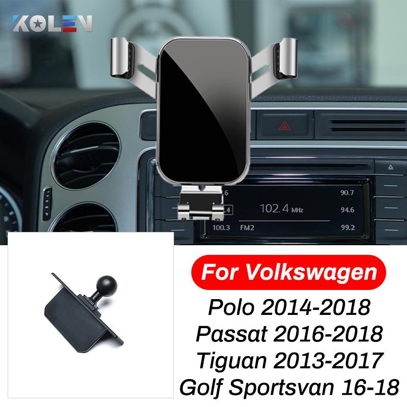 Car Mobile Phone Holder For Volkswagen Vw Tiguan Passat Polo Golf Sportsvan 2013 2014 Gravity Stand Navigation Bracket