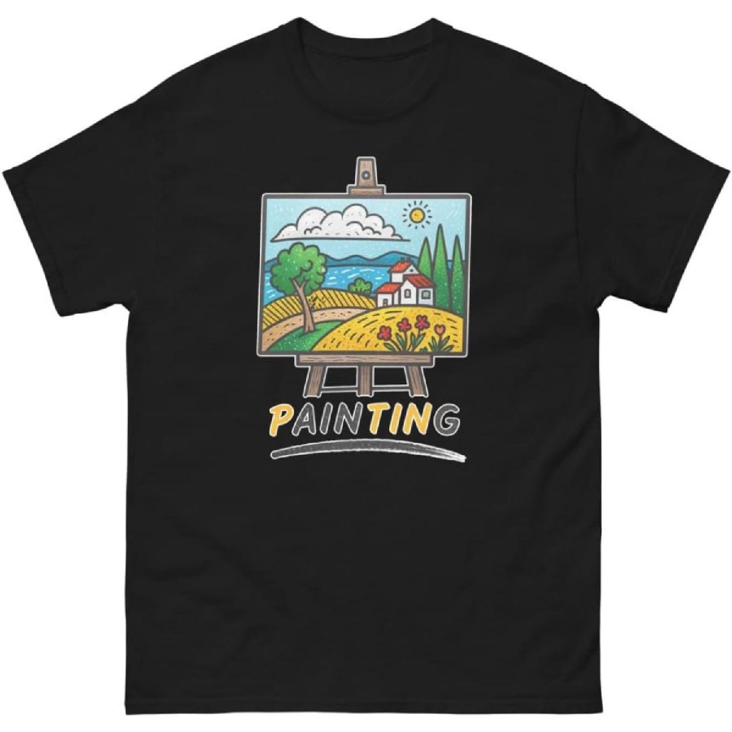 Painting Popular Illustration Object T-Shirt S