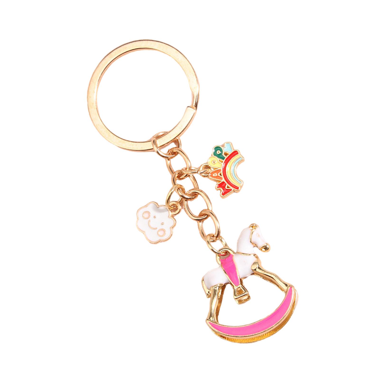 

Многофункциональный брелок-подвеска Единороги с эмалью «Радужная грива», прочный сплав, аксессуар-подвеска для сумок для мужчин и женщин 12