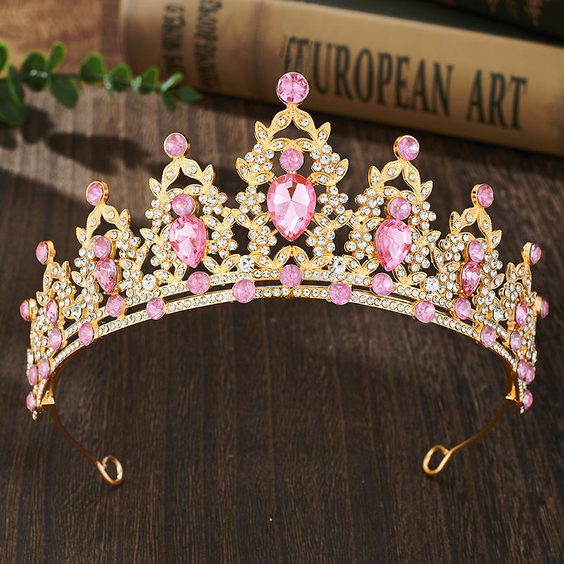 1pc Luxurious Crystal Bridal Crown Headband Elegant Wedding Party Hair Accessory for Women Perfect for Gothic Balls Celebrations