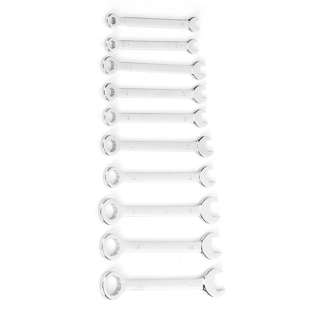 10ks Sada Mini Klíč Dvanáctihranný Pentalobý Otevřený Kombinovaný Klíč 4 11mm (5 32 7 16in)Metrický