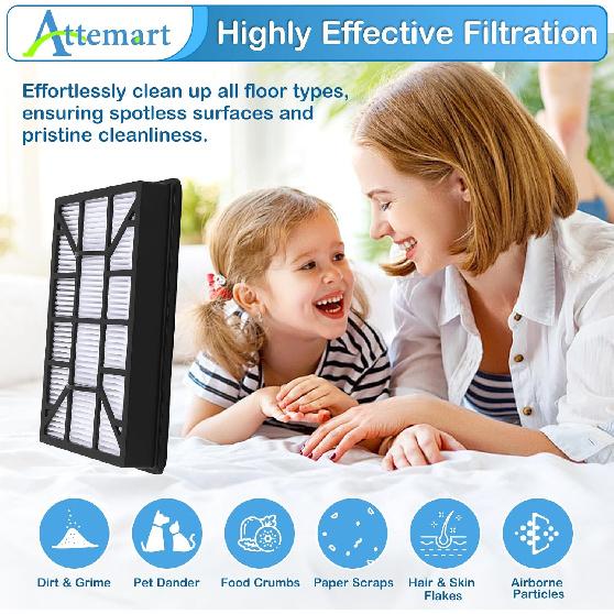 EF-12 HEPA Filter Replacement for Kenmore 62731, 52731, 81615, 81614, BC4026 Canister Vacuum Cleaners, Part #591021101, 2 Pack