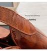 2026 European & American Retro Soft Leather Large-Capacity Tote Handbag