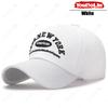 Retro Letter Embroidery Soft Top Baseball Cap Korean Trendy Duckbill Cap Outdoor Sun Protection Hat