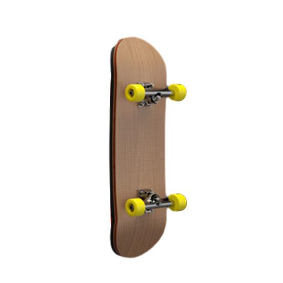 

Yousheng Mini Finger Skateboard Toy with Ball Bearings Wheels Professional Wooden Alloy Small Finger Board Teens Adults Sport Training Props жовтий
