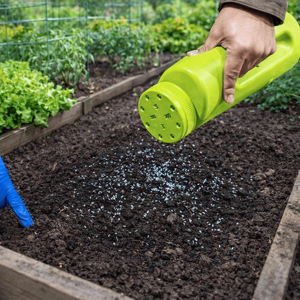 Portable Hand Spreader Large Capacity Fertilizer Spreaders Handheld Spreaders  Lawn Care