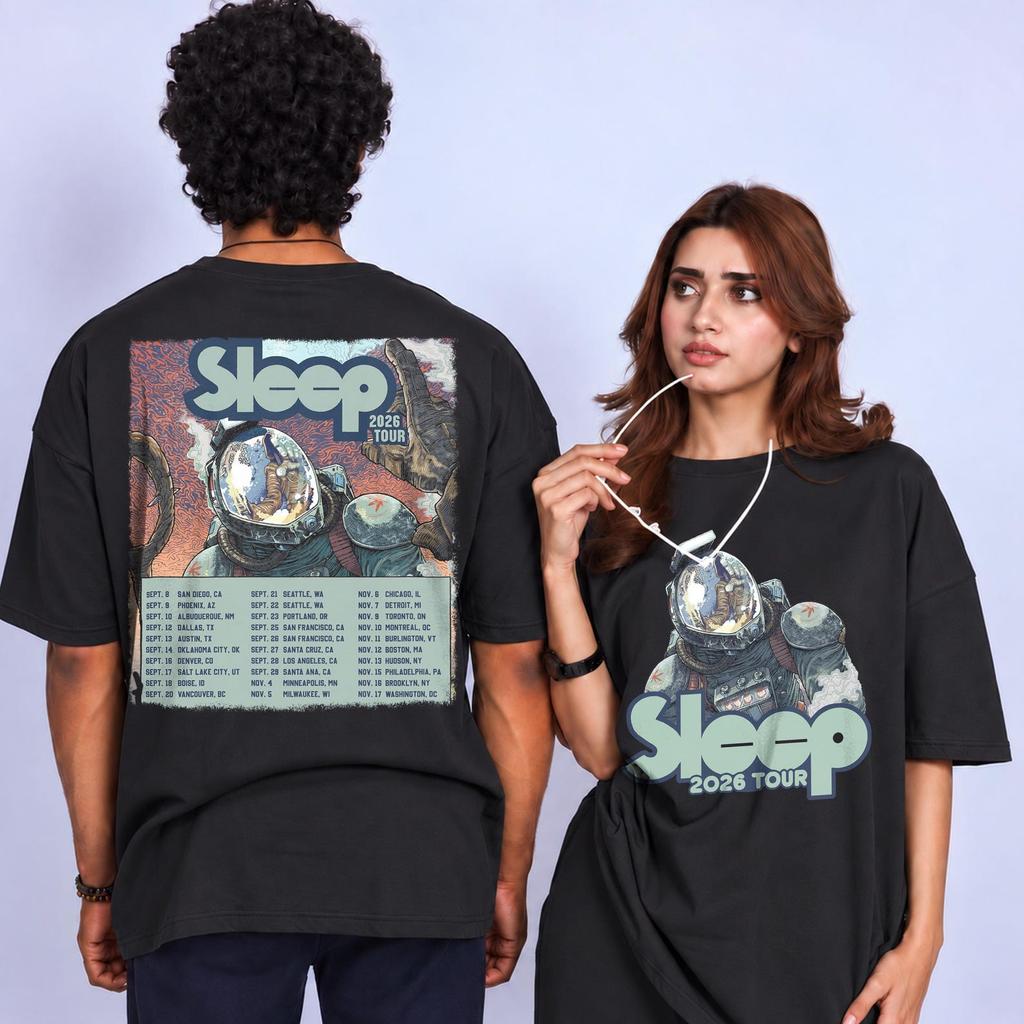 Sleep Band Tour 2026 Stoner Doom Metal Konzert T-Shirt