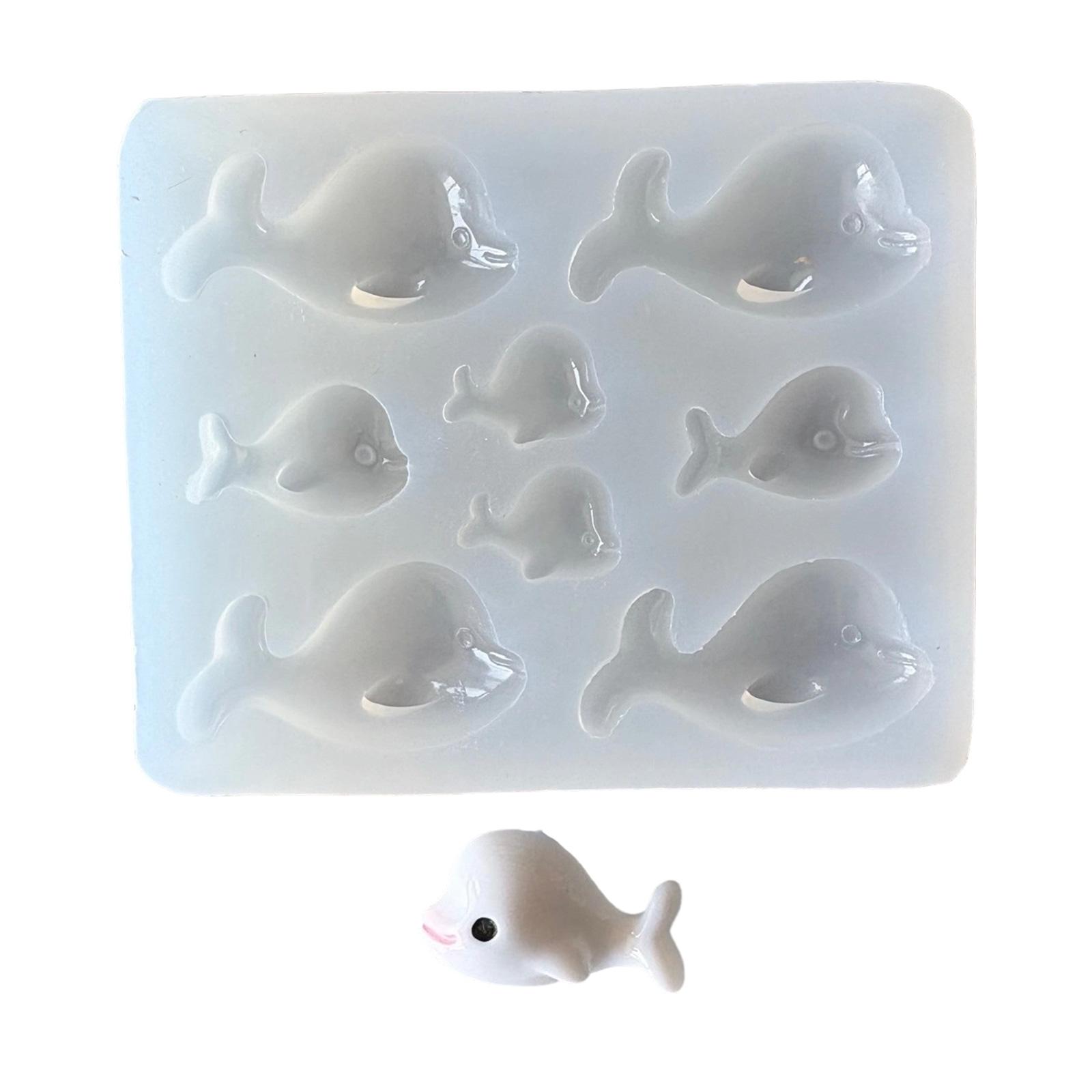 

Flexible Silicone Molds Dolphin Shaped Accessories Epoxy Resin Mold Ornament Pendant Mould Jewelry Making Tool