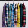 Herbst Dickes Flanellhemd Karomuster Hemden Standard-Passform Für Herren Langarm Reine Baumwolle Mode Einzelnes Aufgesetztes Taschendesign Jung