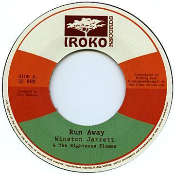 

7inch Record WINSTON JARRETT THE RIGHTEOUS FLA Run Away BB34 Iroko Records 2013 France Reggae Ska Dub Used