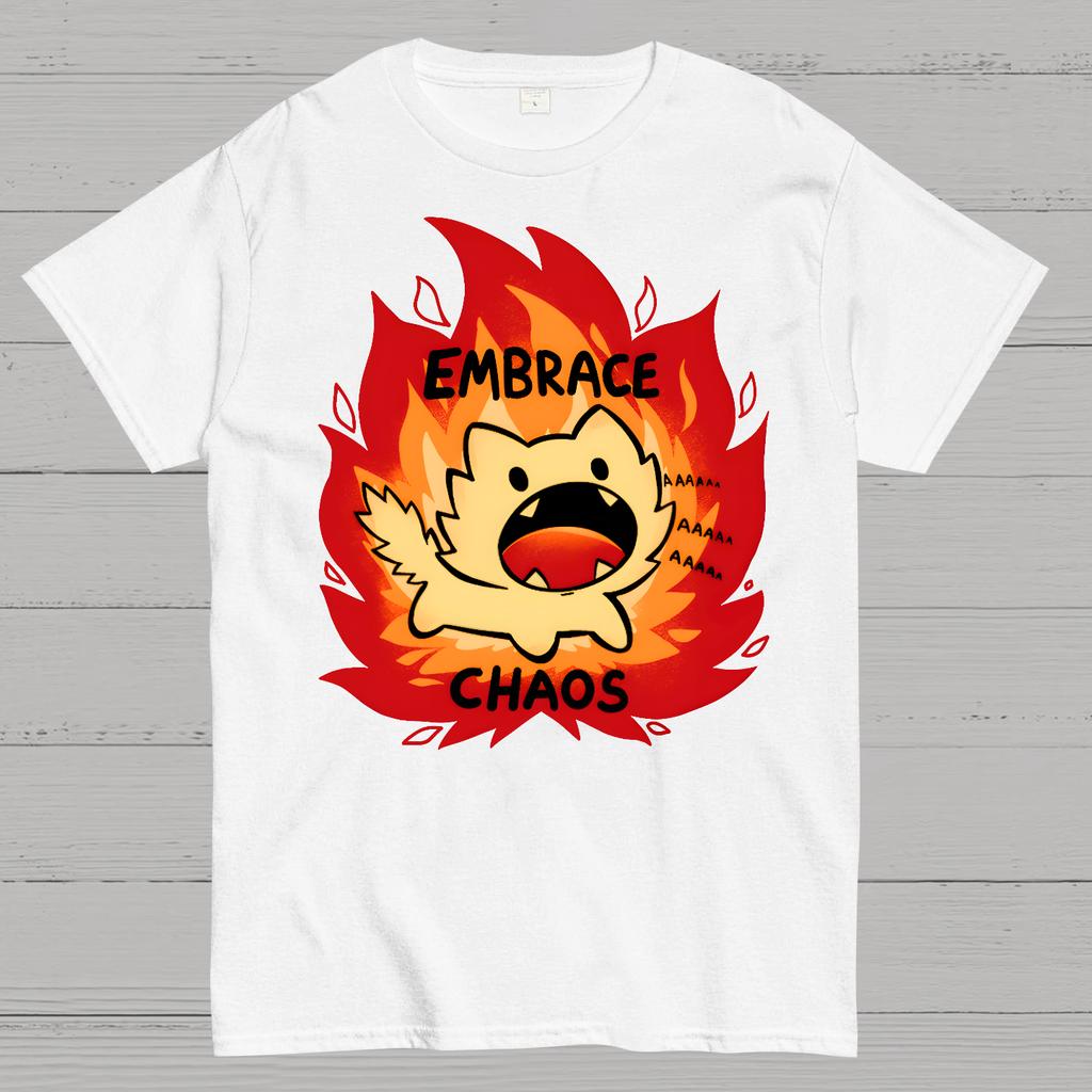 Embrace Chaos Cotton Summer Casual Cool Loose T-Shirt