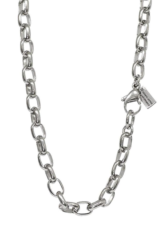 Phiten Limited Edition Long Round Titanium Necklace, 40-60cm (45cm) Long, 5.0mm Wide Chain, Men's and Women's, Made In Japan, Sports and Health