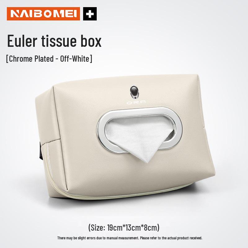 Ora Haomao Car Tissue Box: Lightning Cat, Ballet Cat, Black Cat, White Cat Armrest & Seat Back Pull-out Tissue Pack