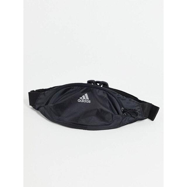 

Черная поясная сумка Adidas для бега
