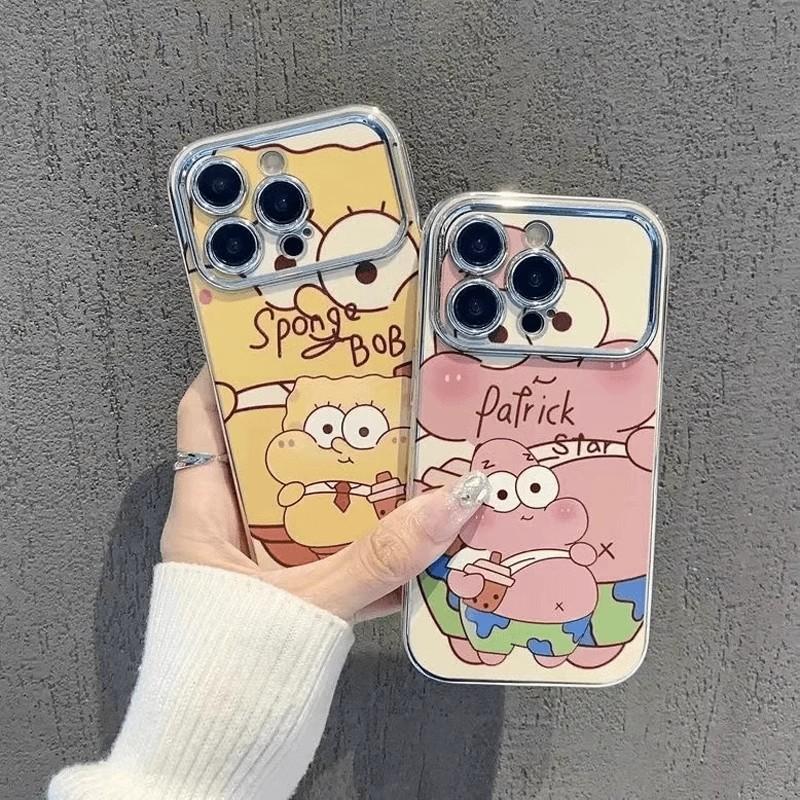 Big Windows SpongeBob SquarePants for Huawei mate60pro mobile phone case to play 60 new p70 female nova12 creative