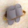 Portasciugamani Porta Pantofole di Lusso Leggero da Parete per Bagno, Senza Foratura, Scaffale Porta Scarpe