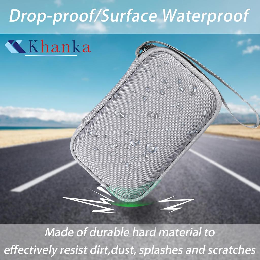 Aufbewahrungs-Hartschalenkoffer für XREAL Air Beam mit kratzfestem, staubdichtem Tragegurt, kompatibel mit XREAL Beam [Khanka Case], (nur Fall)