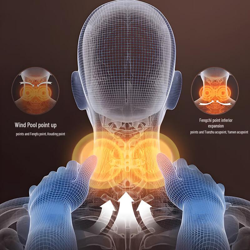 Meishida MS-N2 Neck and Shoulder Massager with Heat CN plug (adapter included)